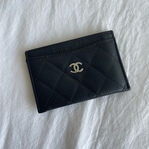 CHANEL Caviar Card Holder